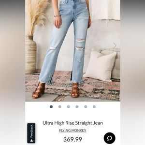 Bundle both flying monkey jeans!